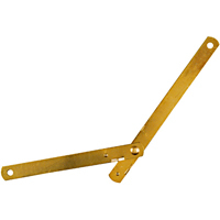 National N242230 9-1/2" Brass Table Leg Brace (Pack of 2)