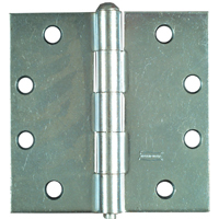 National 504BC Series N140-061 Removable Pin Broad Hinge, 4-1/2 in, Zinc Plated
