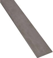 National 4062BC Series N301-374 Solid Flat, 3 in W, 36 in L, 1/8 in Thick, Steel, Plain
