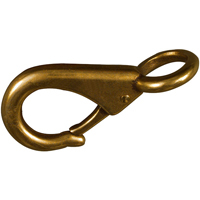 National 3189BC 3/4" x 3-3/8" Boat Snap in Solid Bronze