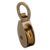 National 3211BC 1-1/2" Zinc Plated Swivel Single Pulley