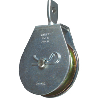 National 3211BC 3" Zinc Plated Swivel Single Pulley