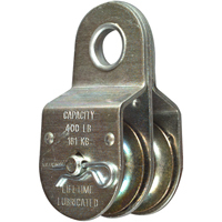National 3214BC 1-1/2" Zinc Plated Fixed Double Pulley