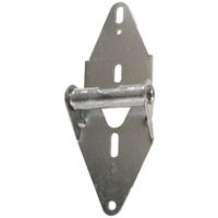 National V7608 7-3/8" High Hinge #1 W/Carriage Bolt and Nuts in Galvanized
