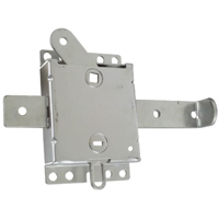 National V7647 7-1/2" Zinc Plated Wide Side Locks
