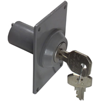 National V7660 1-5/8" Wide x 2-1/2" in high Electric Key Switches in Gray