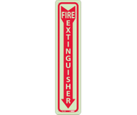 SIGN adh 4x18 FIRE EXTINGUISHER