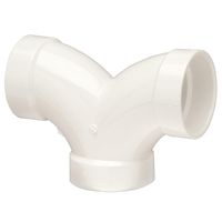 PVC DWV DOUBLE 1/4 BEND 2"