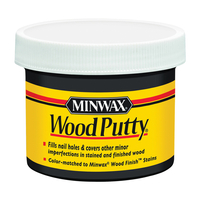 Minwax 13618000 Wood Putty, Liquid, Ebony, 3.75 oz Jar
