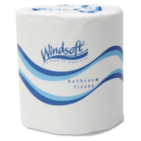 Windsoft WIN2405 2-Ply Septic Safe Toilet Paper, 3 in W Sheet
