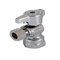Legend 114-602NL Angle Stop Valve, 3/8 x 3/8 in Connection, FNPT x Compression, 125 psi Pressure, Fo