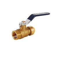 Legend Insta-Loc II P-2200NL Series 456-004NL Ball Valve, 3/4 in Connection, Push x Push, 200 psi Pr