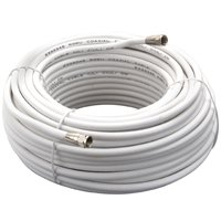 AmerTac - Zenith VG110006W RG6 Coaxial Cable 100 Feet - White