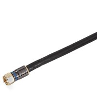 Zenith VQ300306B RG6 Coaxial Cable, 3 ft L