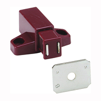 LATCH MAGNETIC PLASTIC BROWN