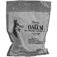 DRY OAKUM WHITE 3/8"x27" 1#/BAG