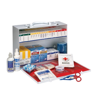 FIRST AID ONLY 90573 First Aid Cabinet, 446-Piece, Steel
