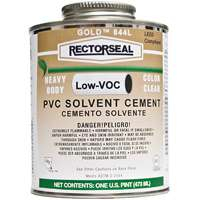 Rectorseal 55952 Pint 844L Heavy Body Low Voc PVC Solvent Cement