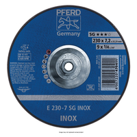 PFERD Performance Line SG 61107 Grinding Wheel, 6 in Dia, 7/8 in Arbor, 30 Grit, Super Fine
