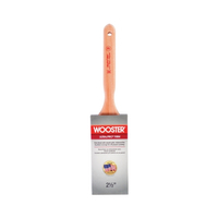 WOOSTER 4175-2-1/2 Paint Brush, 2-1/2 in W, 2-15/16 in L Bristle, Nylon/Polyester Bristle