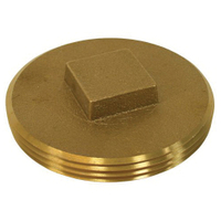 BRASS CLEANOUT PLUG 1-1/2"