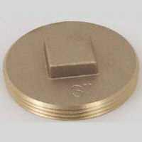 BRASS CLEANOUT PLUG 3"