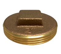 BRASS CLEANOUT PLUG 3-1/2"
