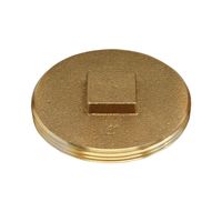 BRASS CLEANOUT PLUG 4"