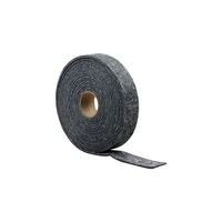 M-D 03335 Weatherstrip, 5/8 in W, 3/16 in Thick, 17 ft L, Felt Cloth, Gray