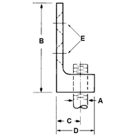 BEAM CLAMP 3/8" SIDE PLAIN #153
