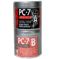 PROTECTIVE COATING PC-7 0.5LB. Epoxy Adhesive, Gray, Paste, 0.5 lb Jar