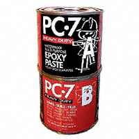 PROTECTIVE COATING PC-7 1LB. Epoxy Adhesive, Gray, Paste, 1 lb Jar