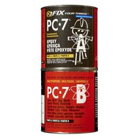 PROTECTIVE COATING PC-7 128770 Epoxy, Black Part B/Gray Part A, Paste, 8 lb Can