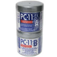 PROTECTIVE COATING PC-11 Marine-Grade PC-11 1/2 LB. Epoxy Adhesive, White, Paste, 0.5 lb Jar