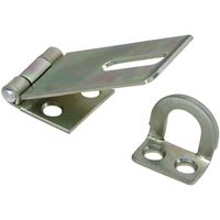 National Hardware V30 Series N102-020 Safety Hasp, 1-3/4 in L, 3/4 in W, Steel, Zinc