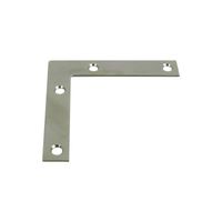National 117 Series N114-025 Flat Corner Brace, 3-1/2 x 5/8 in, Steel, Zinc Plated
