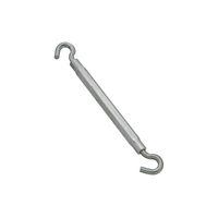 National 2174BC Series N222-034 Turnbuckle, 3/8-16 in Thread, Hook, Hook, 16 in L Take-Up