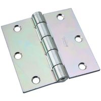 National 505 Series N140-616 Non-Removable Pin Utility Hinge, 3-1/2 in, Zinc Plated