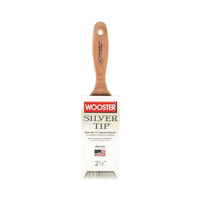 WOOSTER 5222-2-1/2 Paint Brush, 2-1/2 in W, 2-15/16 in L Bristle, Polyester Bristle, Varnish Handle