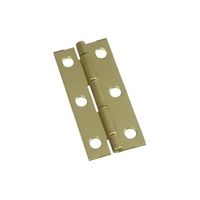 National V1800 Series N211-250 Decorative Narrow Hinge, 2-1/2 x 1-5/8 in, Solid Brass