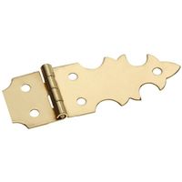 National V1811 Series N211-433 Decorative Hinge, 5/8 x 1-7/8 in, Solid Brass