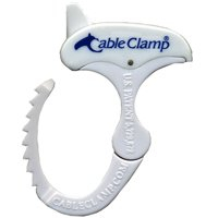 SMALL 1" WHITE CABLE CLAMP