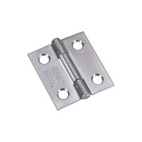 National V519 Series N348-979 Narrow Hinge, 1-1/2 in, Non-Removable Pin, Stainless Steel