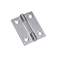 National V519 Series N348-987 Narrow Hinge, 2 in, Non-Removable Pin, Stainless Steel