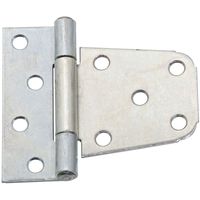 National 287 Series N220-137 Extra Heavy Gate Hinge, 3-1/2 in, Steel, Zinc Plated