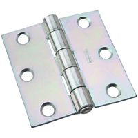 National 505 Series N140-434 Non-Removable Pin Utility Hinge, 2-1/2 in, Zinc Plated