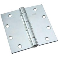 National 505 Series N140-822 Non-Removable Pin Utility Hinge, 5 in, Zinc Plated