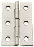 National V1802 Series N211-015 Decorative Broad Hinge, 2 x 1-3/8 in, Steel, Satin Nickel