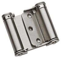 National Hardware V127 N100-051 Spring Hinge, Cold Rolled Steel, Satin Nickel, Surface Mounting