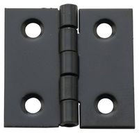 National Hardware N211-019 Decorative Broad Hinge, 1 in H Door Leaf, 1/32 in Thick Door Leaf, Steel